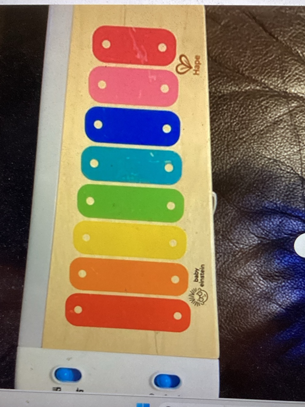 Baby Einstein Rainbow Xylophone Kids Toy - Colorful Wooden Musical Instrument